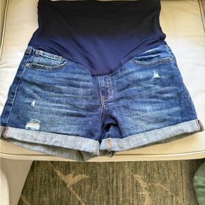 Pinkblush Distressed Blue Jean Shorts